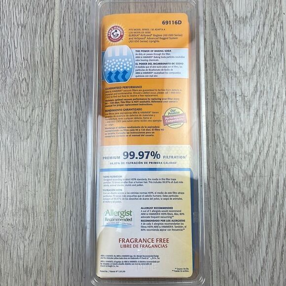 Arm & Hammer HEPA Eureka EF-6 Vacuum Filter - Picture 4 of 5